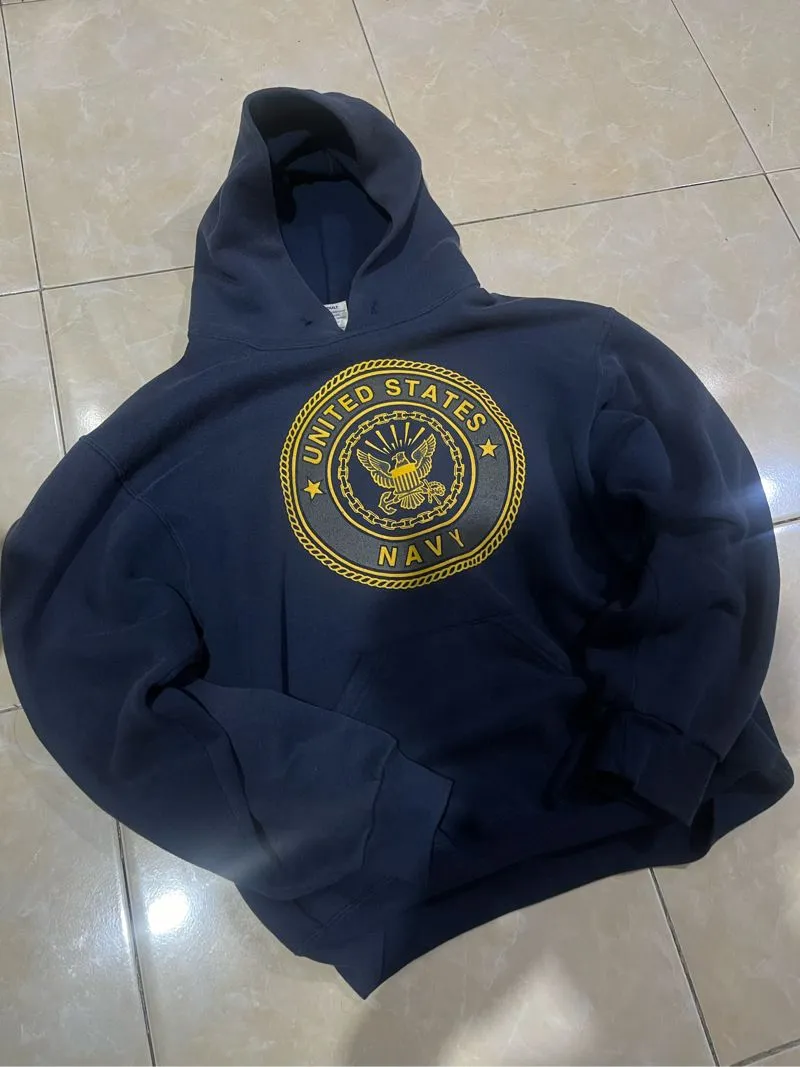 Hoodie Us Navy Tag Soffee 90’s photo 1