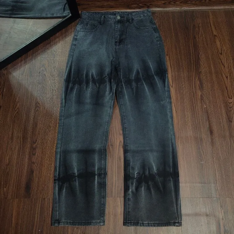 LOOSEFIT BLACKWASHED JEANS photo 1