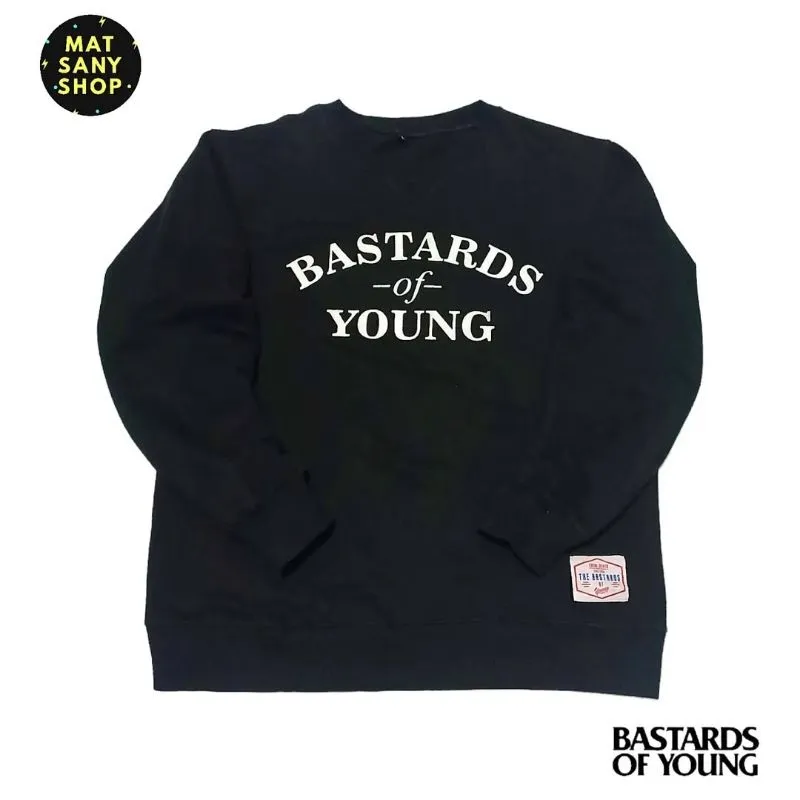 Sweater Crewneck Pull Over Bastards Of Young Big Logo photo 1