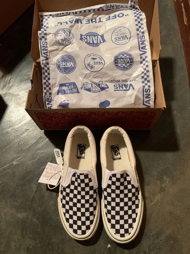 vans slip on checkerboard ukuran 39 photo 1