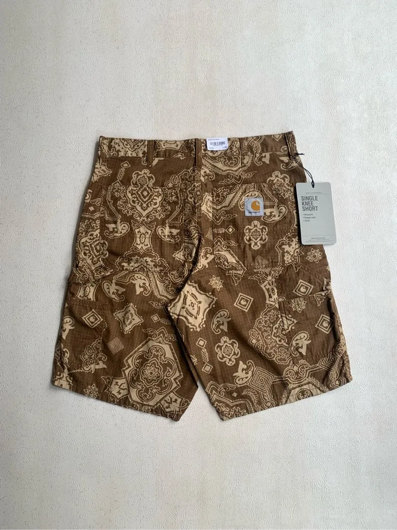 Carhartt WIP Single Knee Short Pant Verse Print Hamilton Bro photo 1