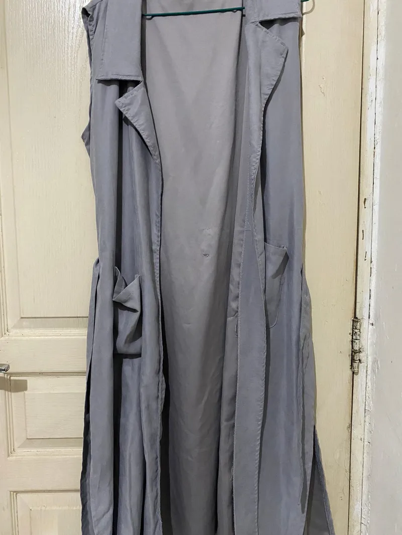 Casual Muslim Parka Wanita gray photo 1