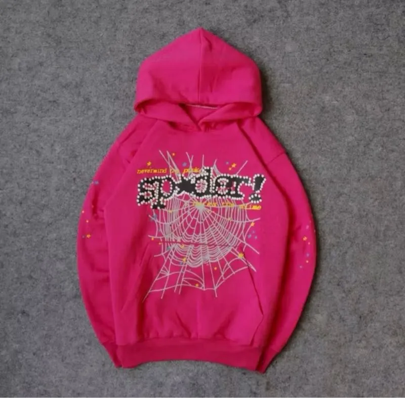 Hoodie Spider Sp5der Pink