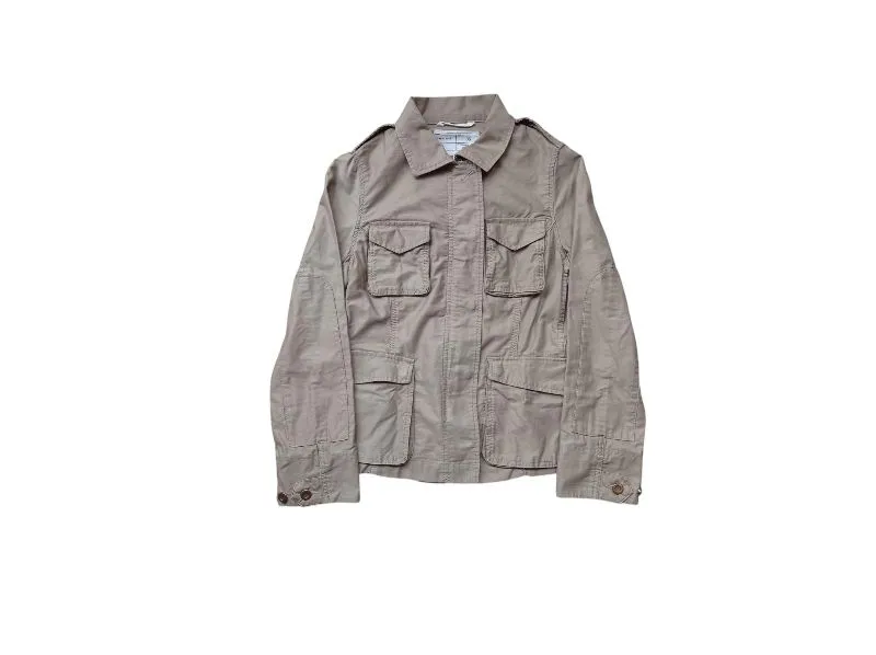 Adam et Rope Vintage Casual Parka Wanita cream photo 1