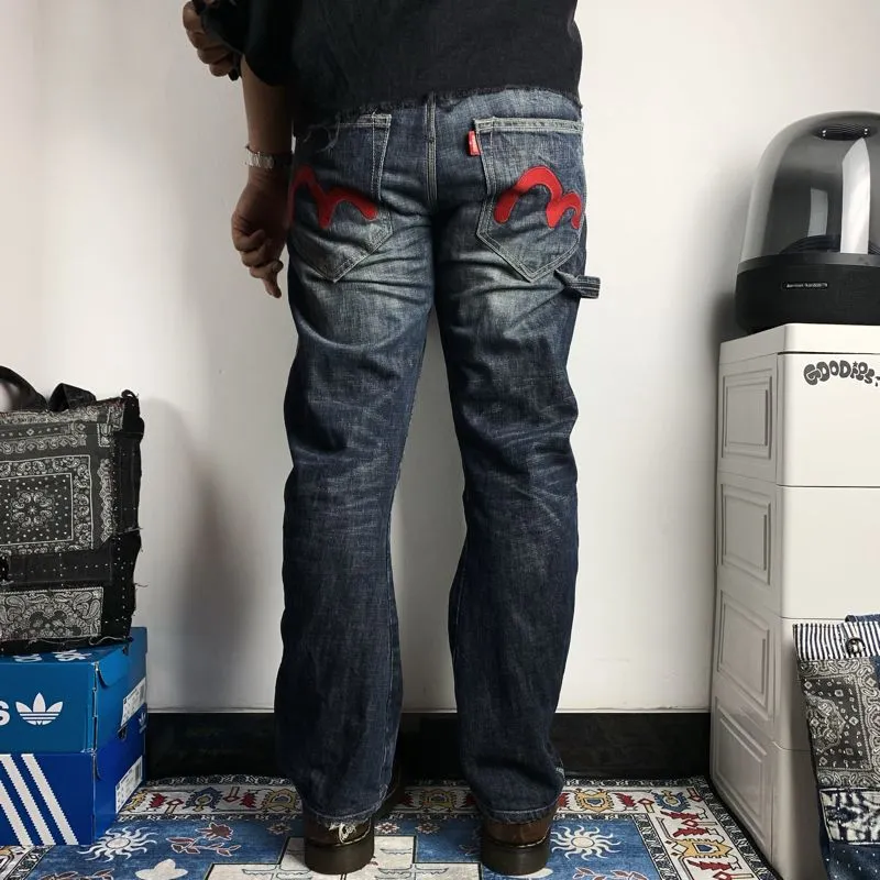 Evisu Japan Carpenter Indigo Straight Fit Jeans size 29 photo 1