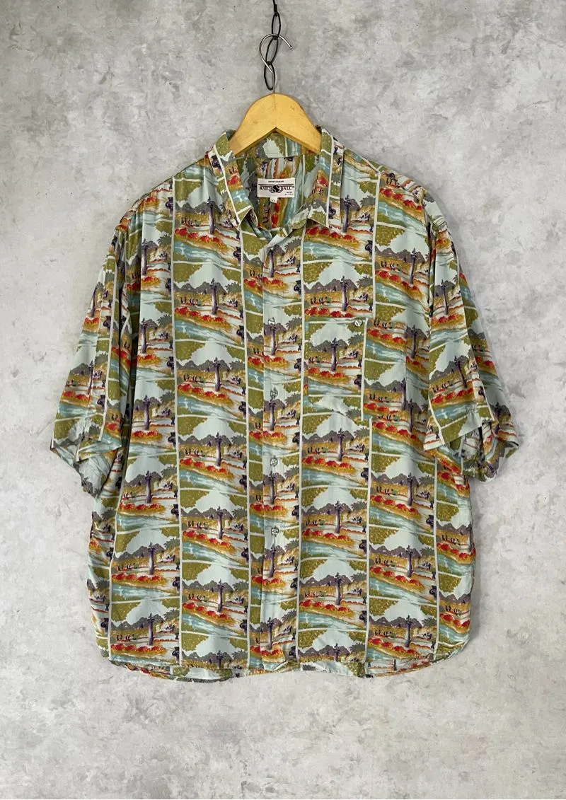 Vintage Match ball made in Italy casual shirt photo 1