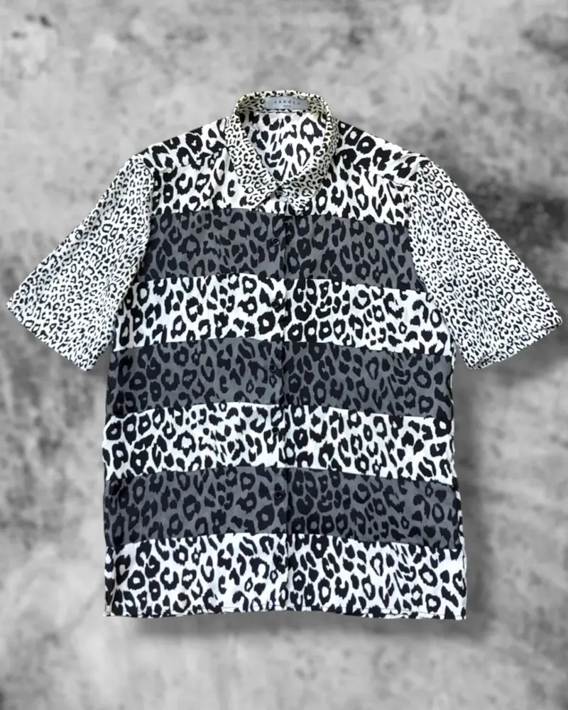 Sandro Paris Y2K Luxury Shirt Wanita white black photo 1