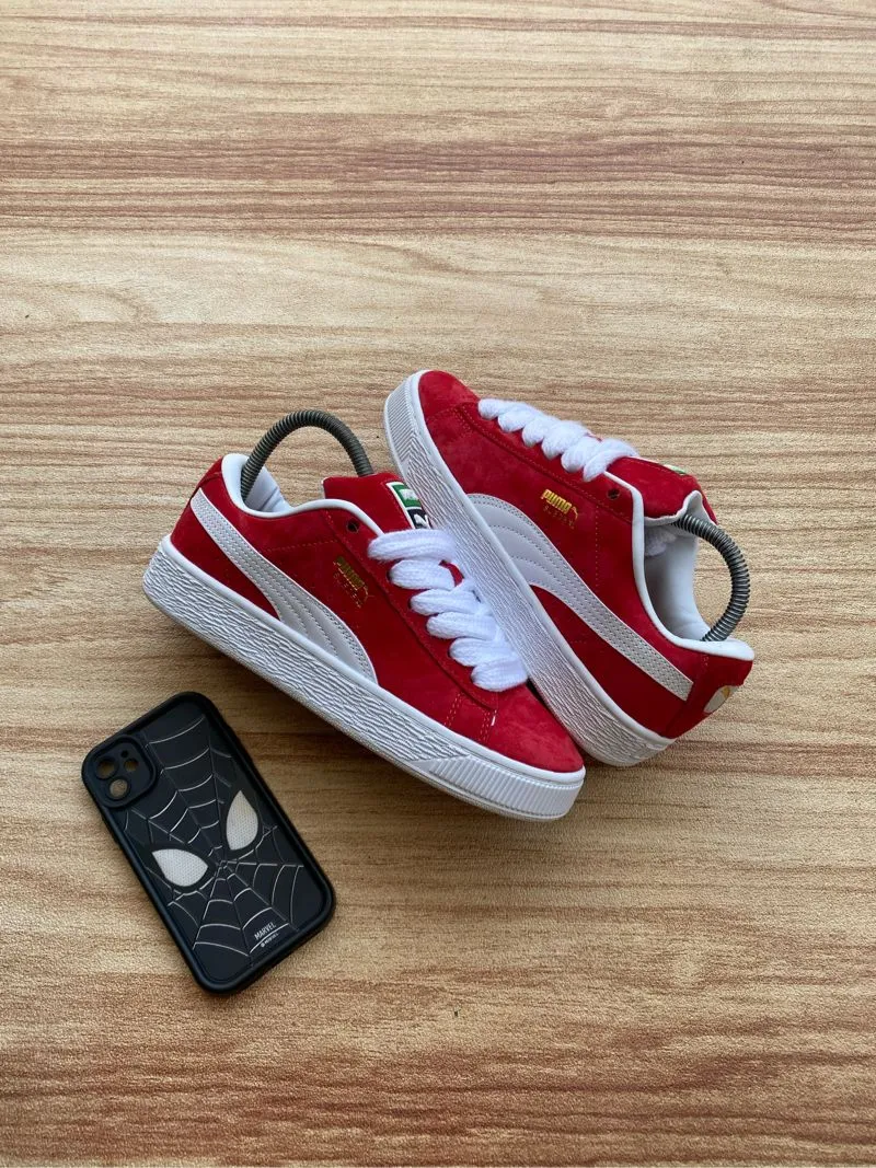 Puma Casual Sneakers Wanita white red photo 1