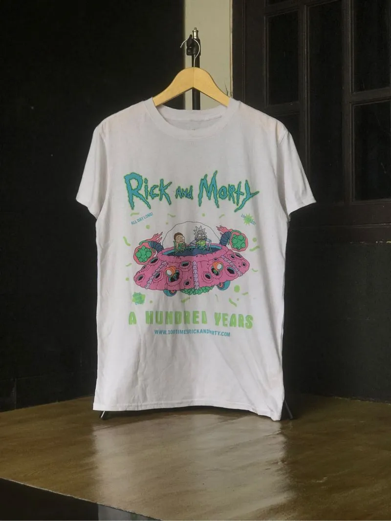Kaos Vintage Movie Film Cartoon Rick and Morty photo 1