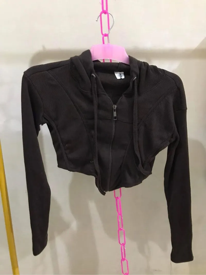 Hoodie Crop Top photo 1