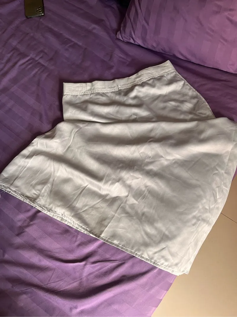 long skirt silk satin photo 1