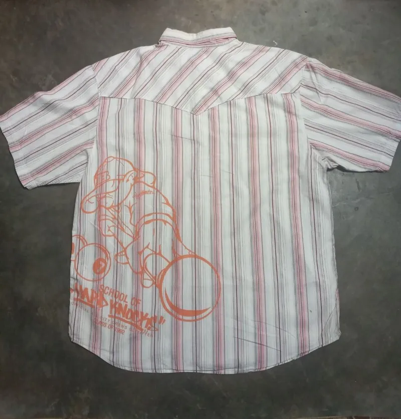 Vintage Y2K T-shirt Pria white pink photo 1