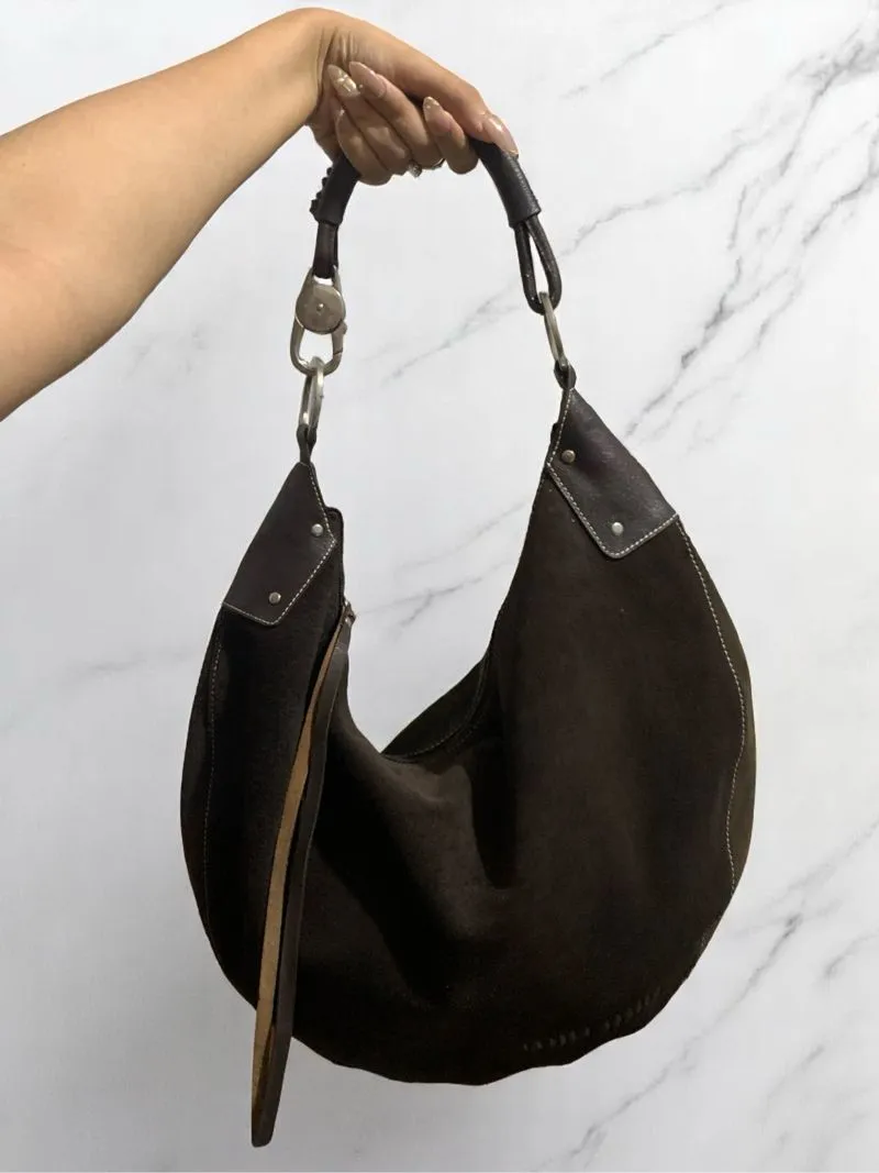 バッグ miumiu archive suede logo moon bag バッグ miumiu archive suede logo moon bag miumiu archive suede