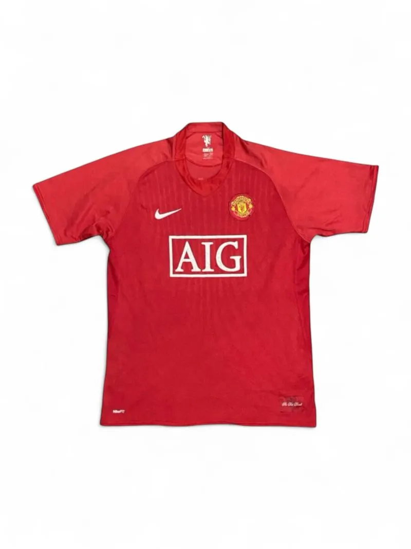 Manchester United 2008 Nike bootleg football jersey vintage photo 1