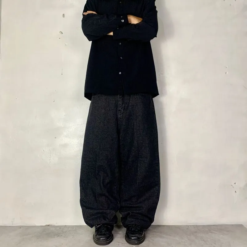 baggy jeans black bu 66grls photo 1