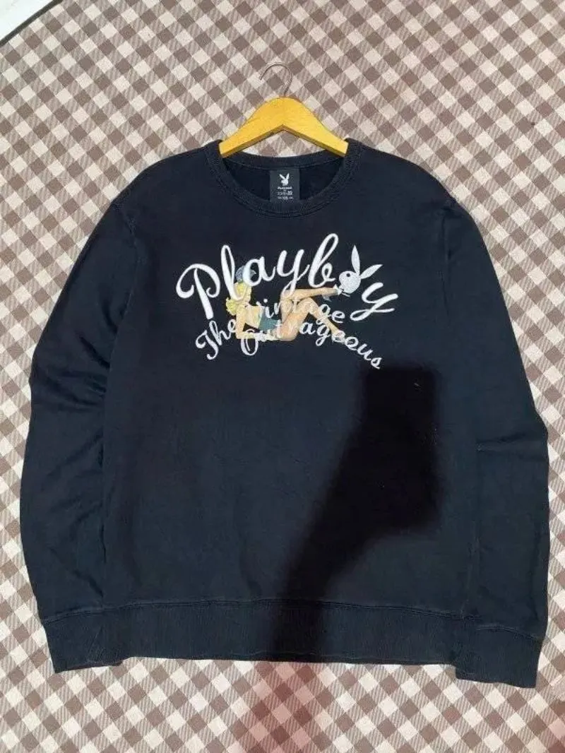 crewneck playboy black photo 1