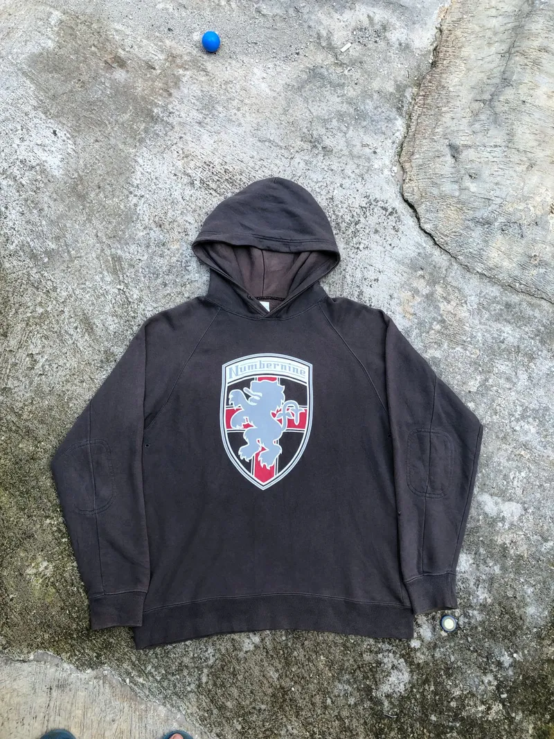 Vtg Number nine ferarri logo hoodie photo 1