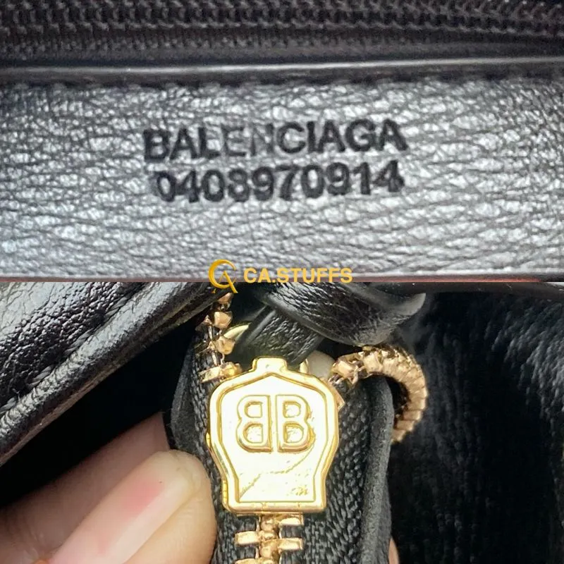 Balenciaga Classic City Metallic Edge Small GHW Top Handle