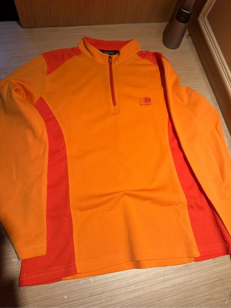 Kaos Karrimor Outdoor Yellow Orange Kaos Gunung Outdoor Hiki photo 1