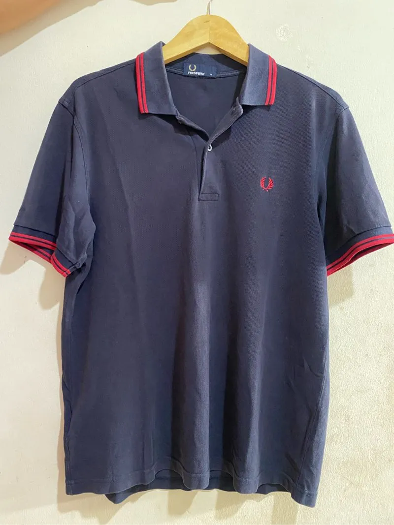 fred perry polo shirt navy  photo 1