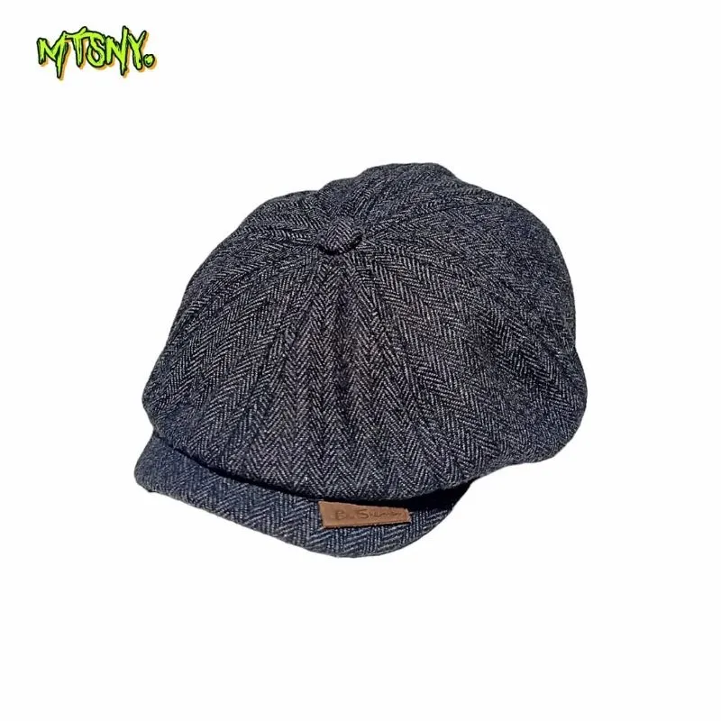 Topi Baret News Boy Flat Cap Ben Sherman Mods Peaky Blinders
