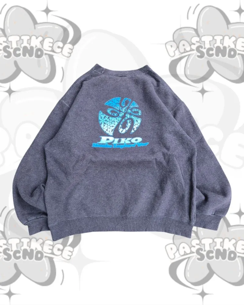 Piko Sports Vintage Y2K Sweatshirt Pria gray photo 1