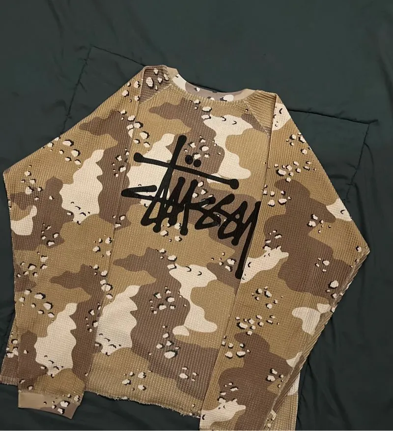 Raglan Thermal Stussy Camo photo 1