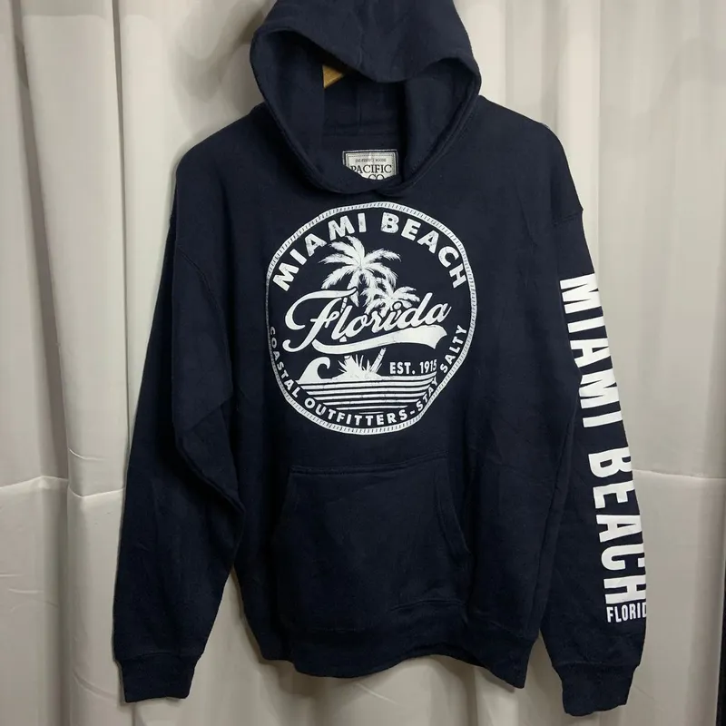 Streetwear Windbreaker Pria navy photo 1