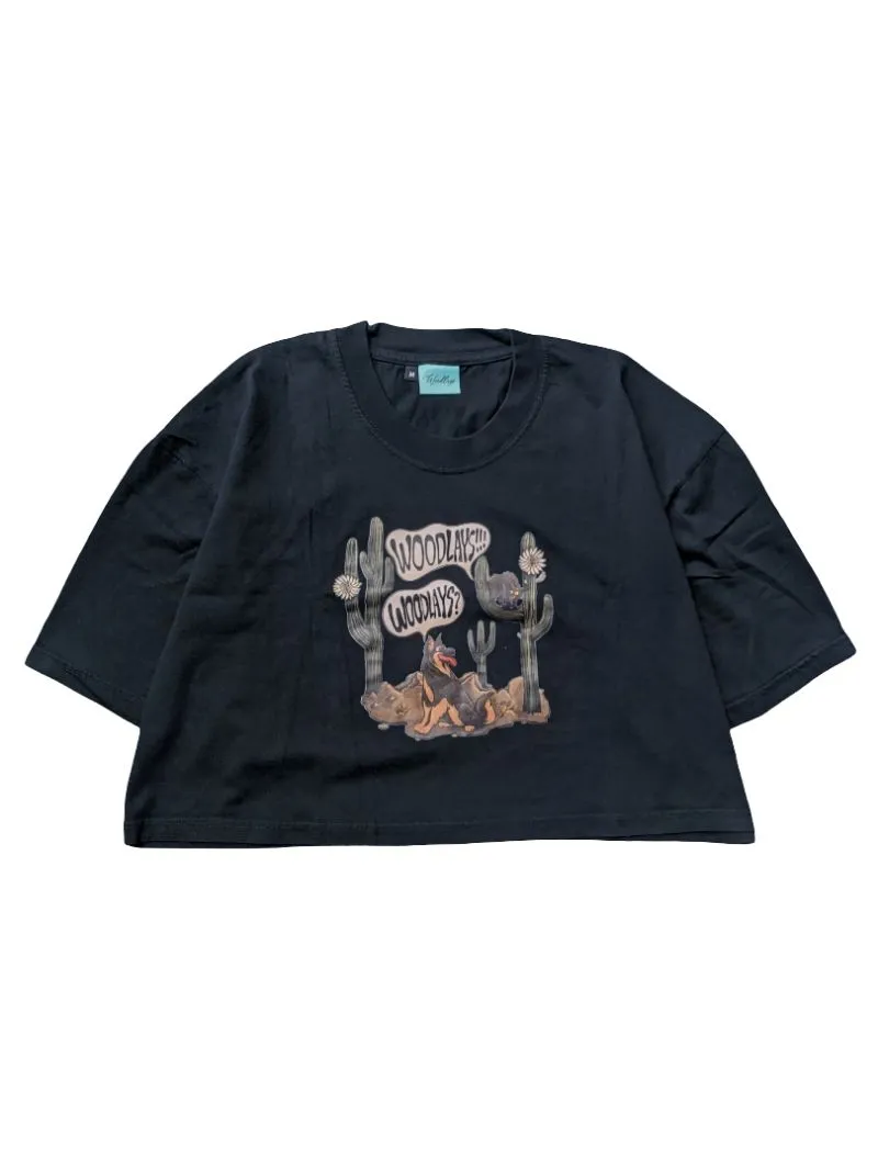 Woodlays Croptee Croptop Oversize Wolf photo 1