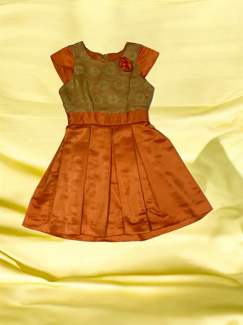 Fairy Batik Prom dress Wanita orange photo 1
