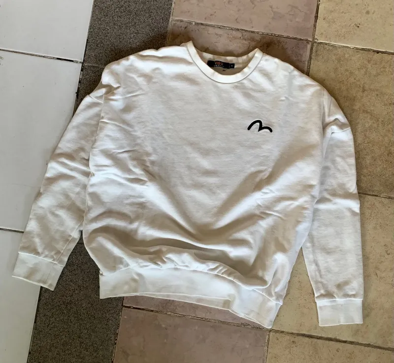 Evisu Vintage Sweatshirt Pria white photo 1