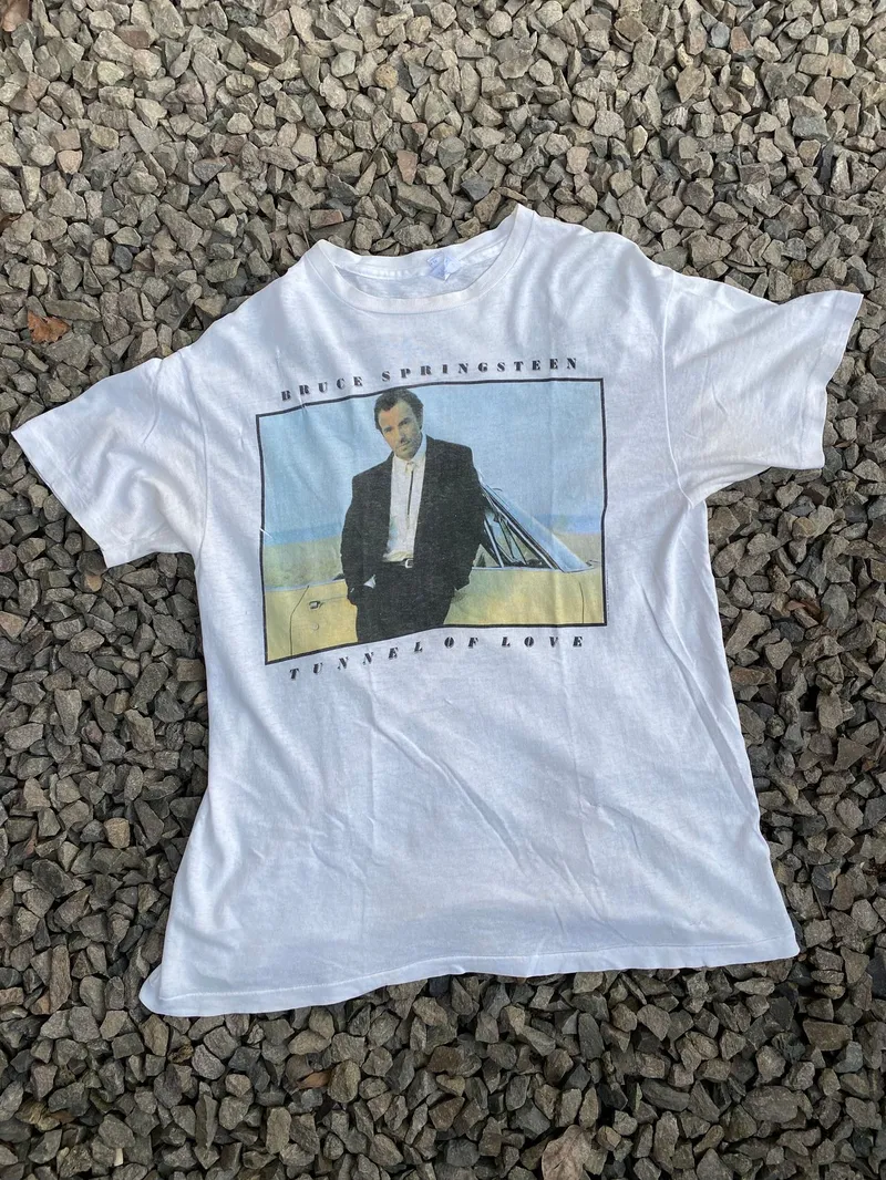 Hanes Vintage T-shirt Pria white photo 1