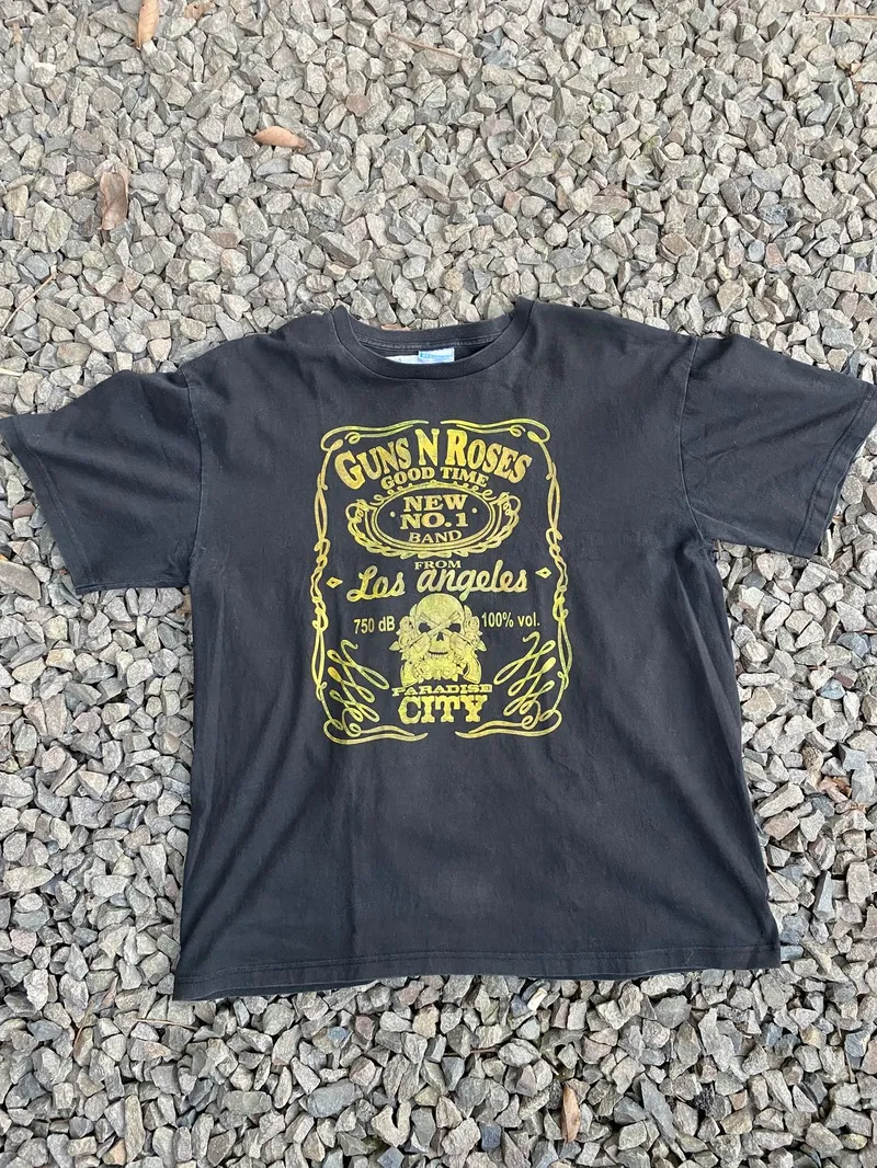 Hanes Vintage T-shirt Pria black photo 1