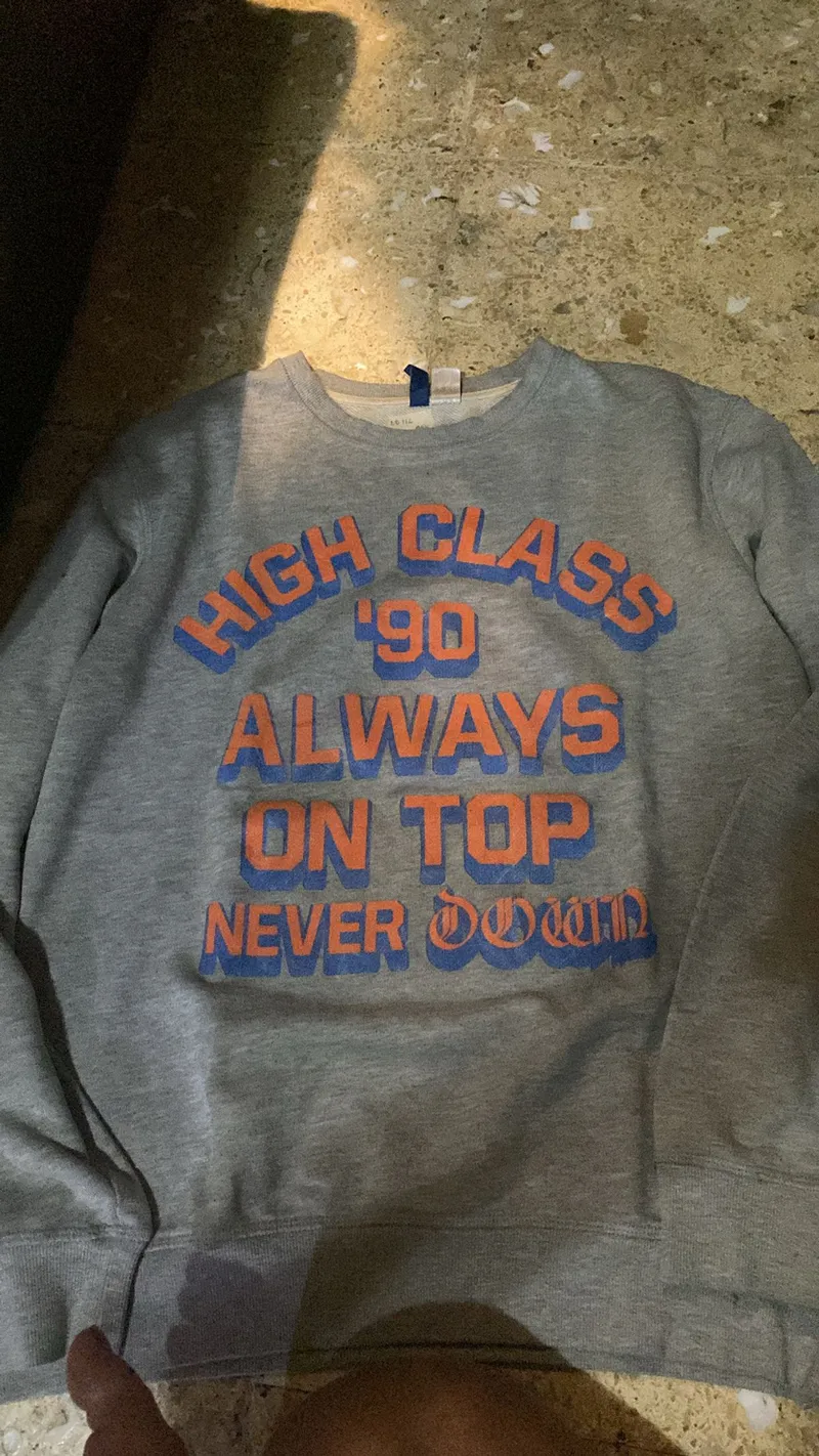 Streetwear Sweatshirt Pria gray photo 1