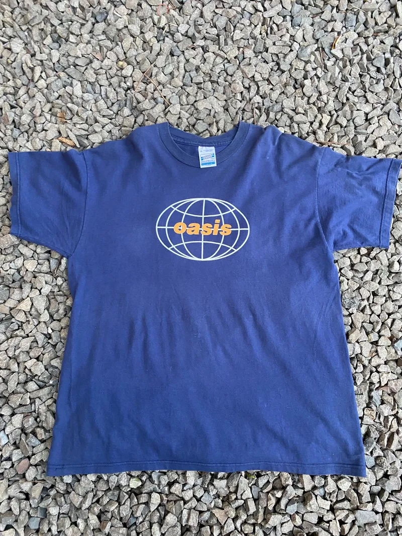 Fruit of the Loom Vintage T-shirt Pria navy blue photo 1