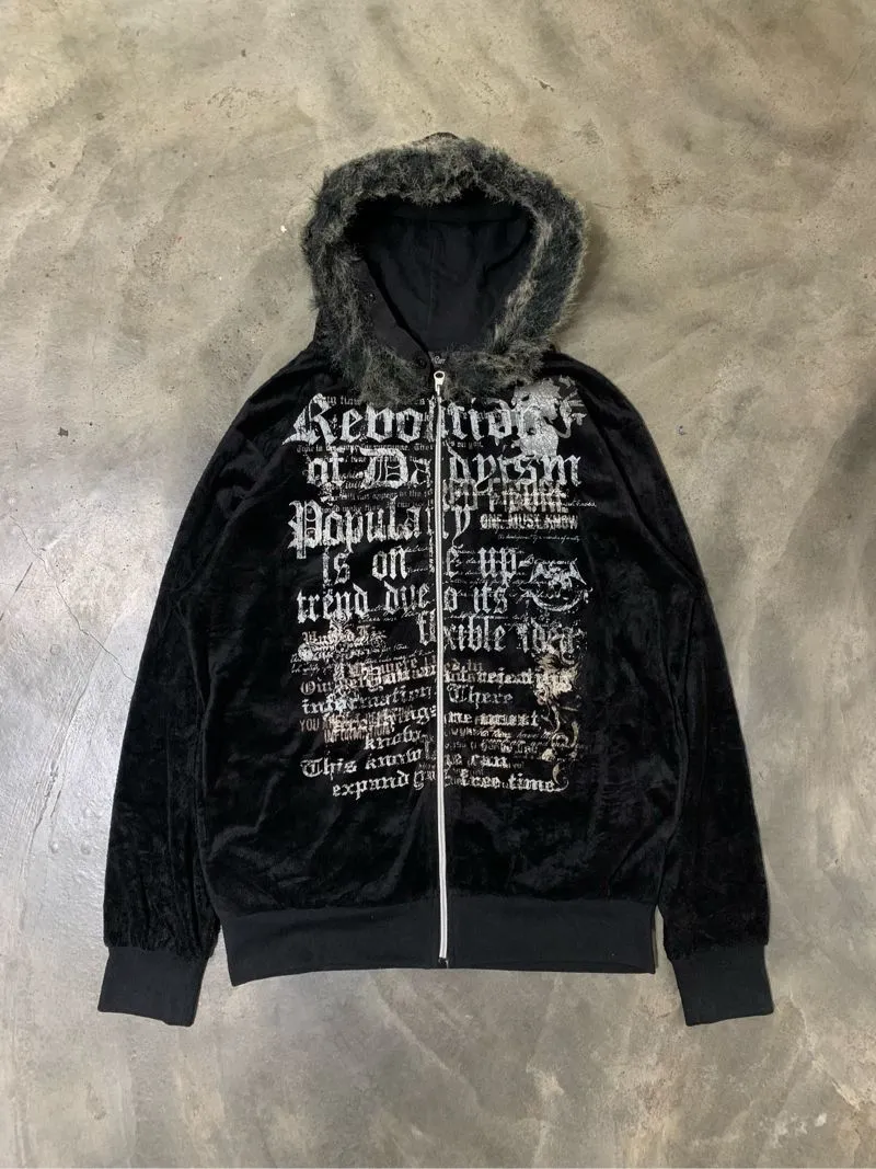Beaumont Carr Fur Hoodie Poem Velvet lgb y2k vkei✅NEGO?BISA✅ photo 1