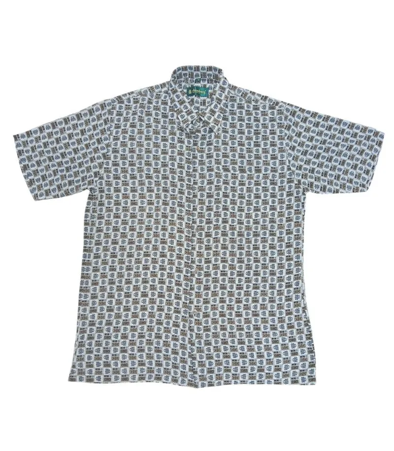 Vintage shirt kemeja all over print photo 1