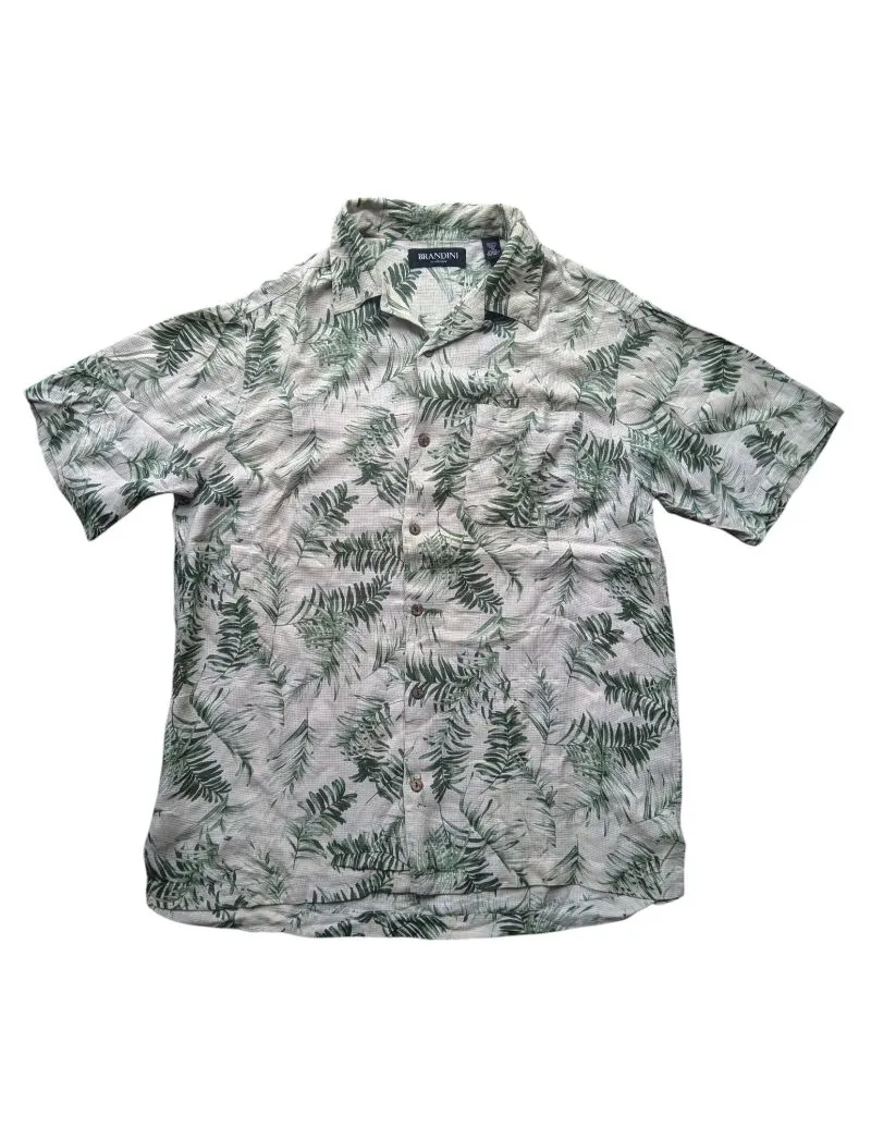 Hawaiian shirt floral graphic shirt hawaii shirt silk shirt photo 1