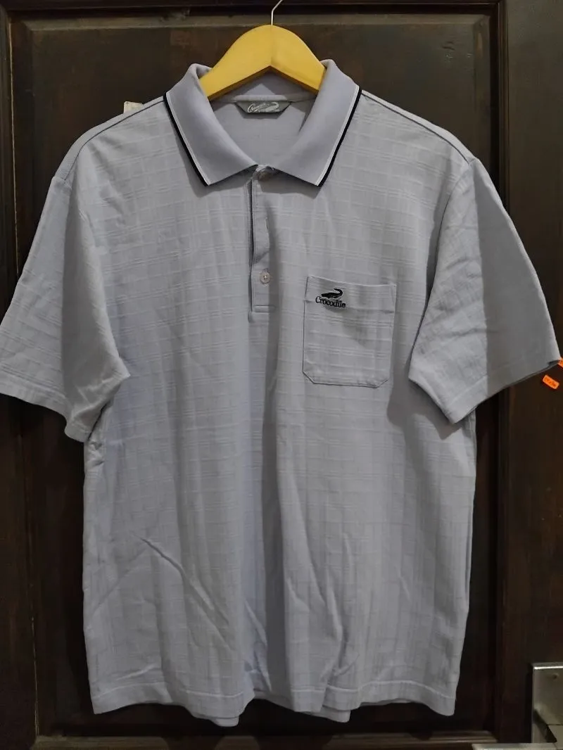 Crocodile polo shirt pocket lavender photo 1