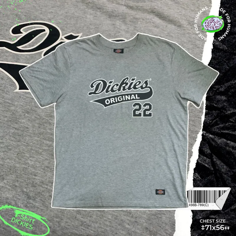 Dickies Casual T-shirt Pria gray photo 1