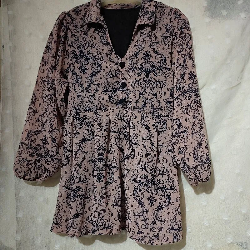 BLOUSE WANITA LENGAN PANJANG MOTIF BATIK VINTAGE photo 1