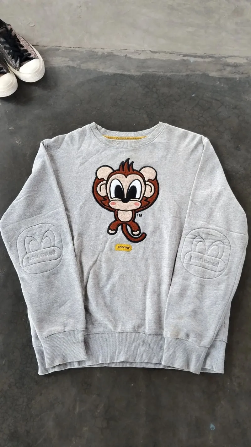 Pancoat Monkey sweater crewneck abu misty photo 1