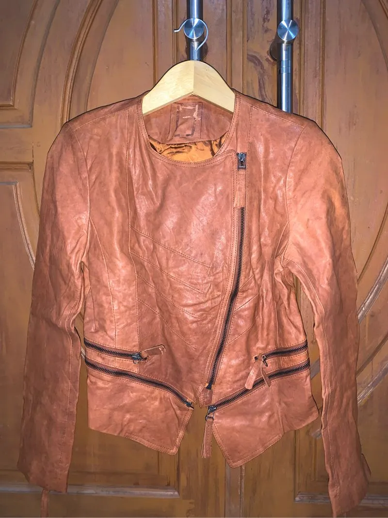 Jaket kulit domba asli photo 1