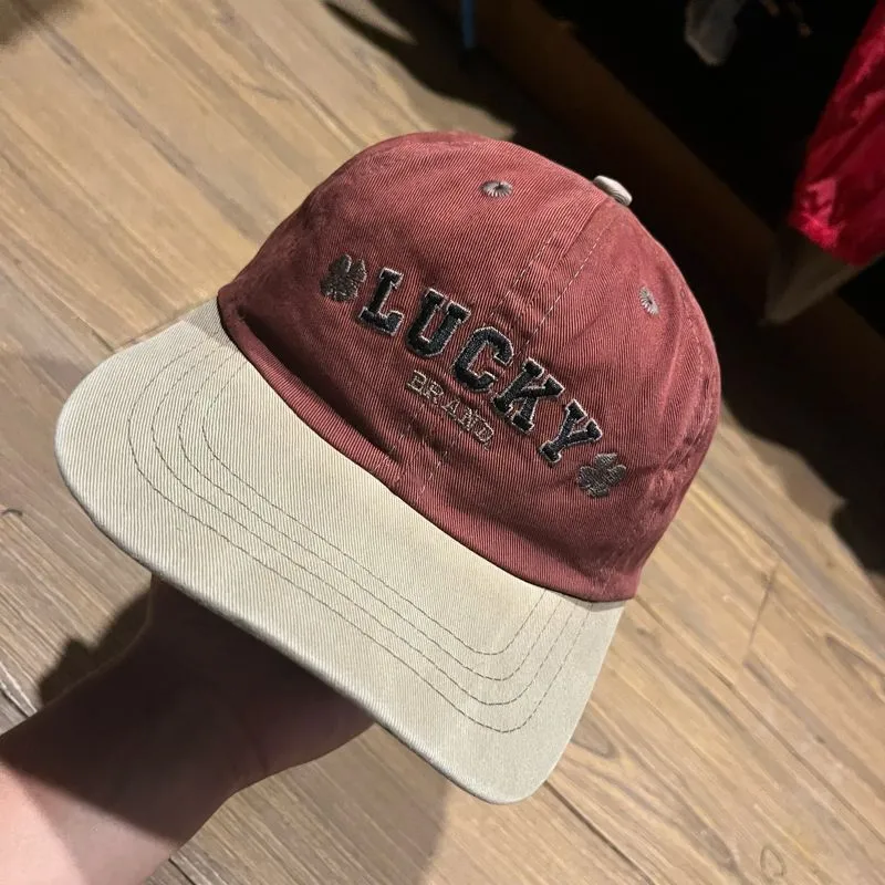 Vintage 90's Two Tone Hats Lucky Brands Made in USA photo 1