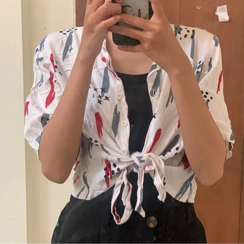 Cropped Shirt Think Different photo 1
