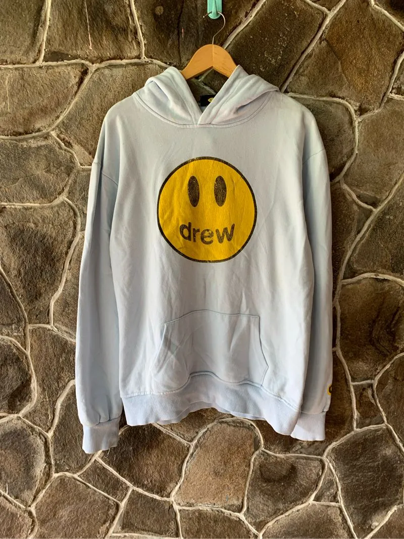 Hoodie Drew House Baby Blue Original photo 1