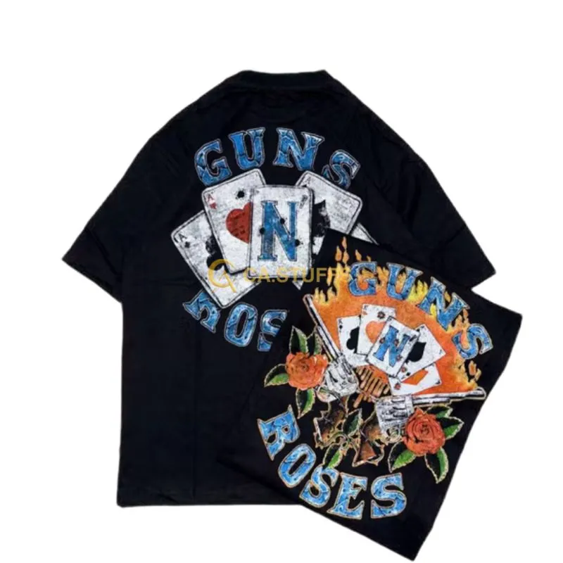 Kaos Band Merch Pull & Bear GNR Guns N Roses (Unisex) NETT photo 1