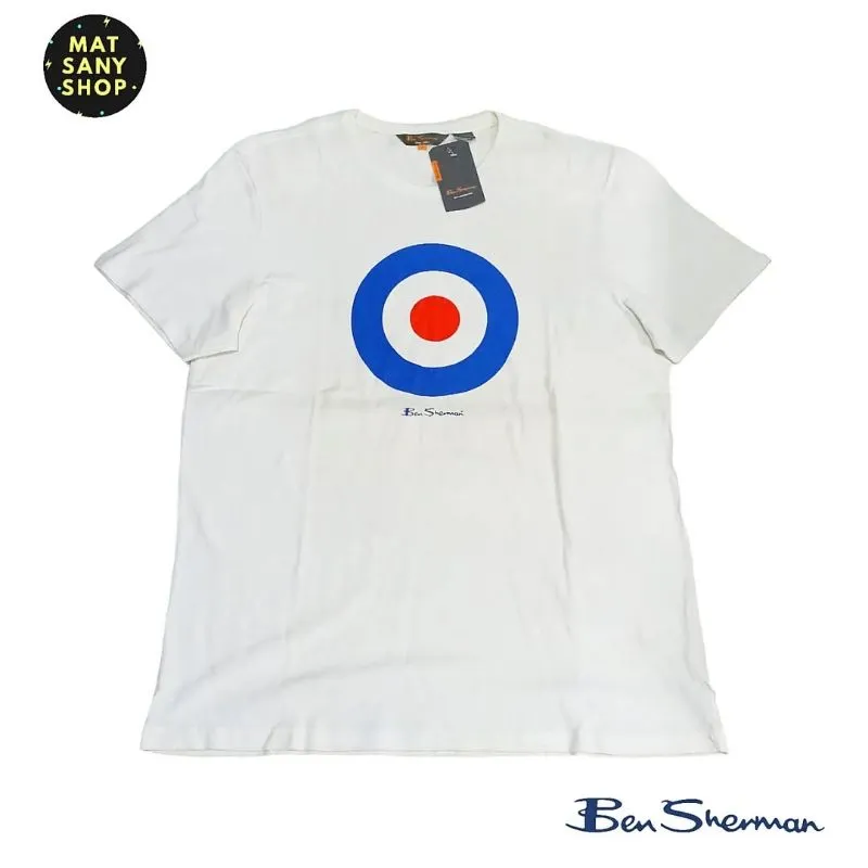 Kaos T-shirt Baju Tees Ben Sherman Mods Putih Vintage Jadul photo 1