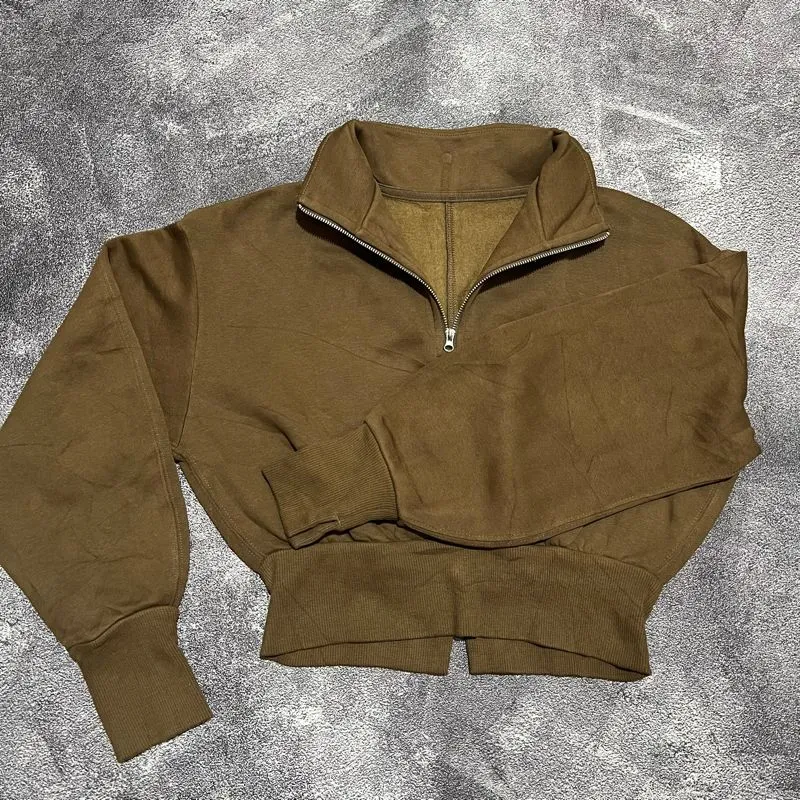 CROP SWEATER HALFZIPPER GU photo 1