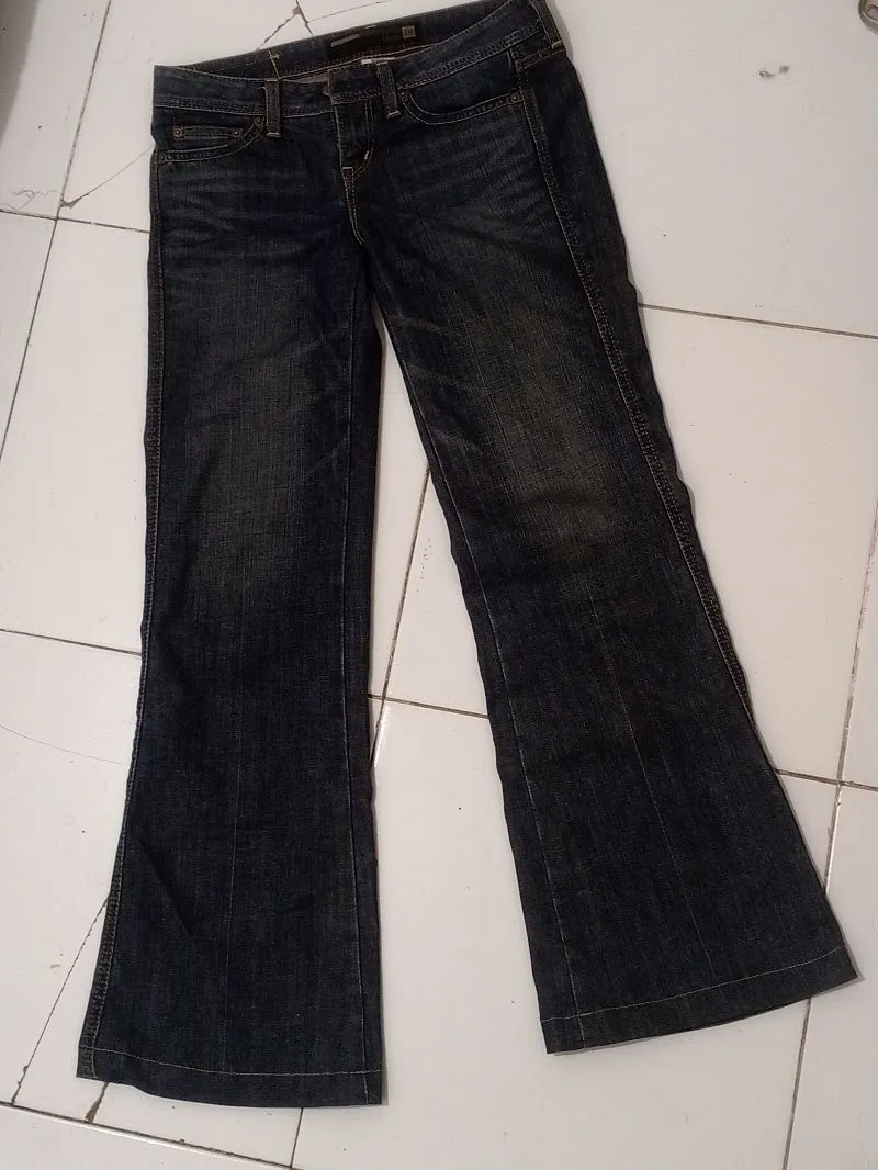 GAP Vintage Emo Flare pants Wanita navy photo 1